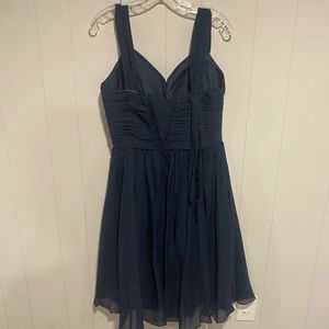 Kf bridal bridesmaid dress navy blue